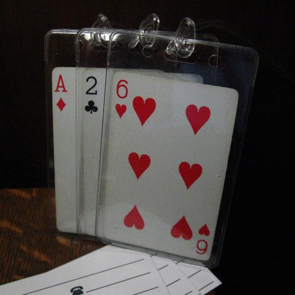 Delta Air Lines Arizona Vintage Playing Card Luggage Tags (3) - Picture 4 of 4
